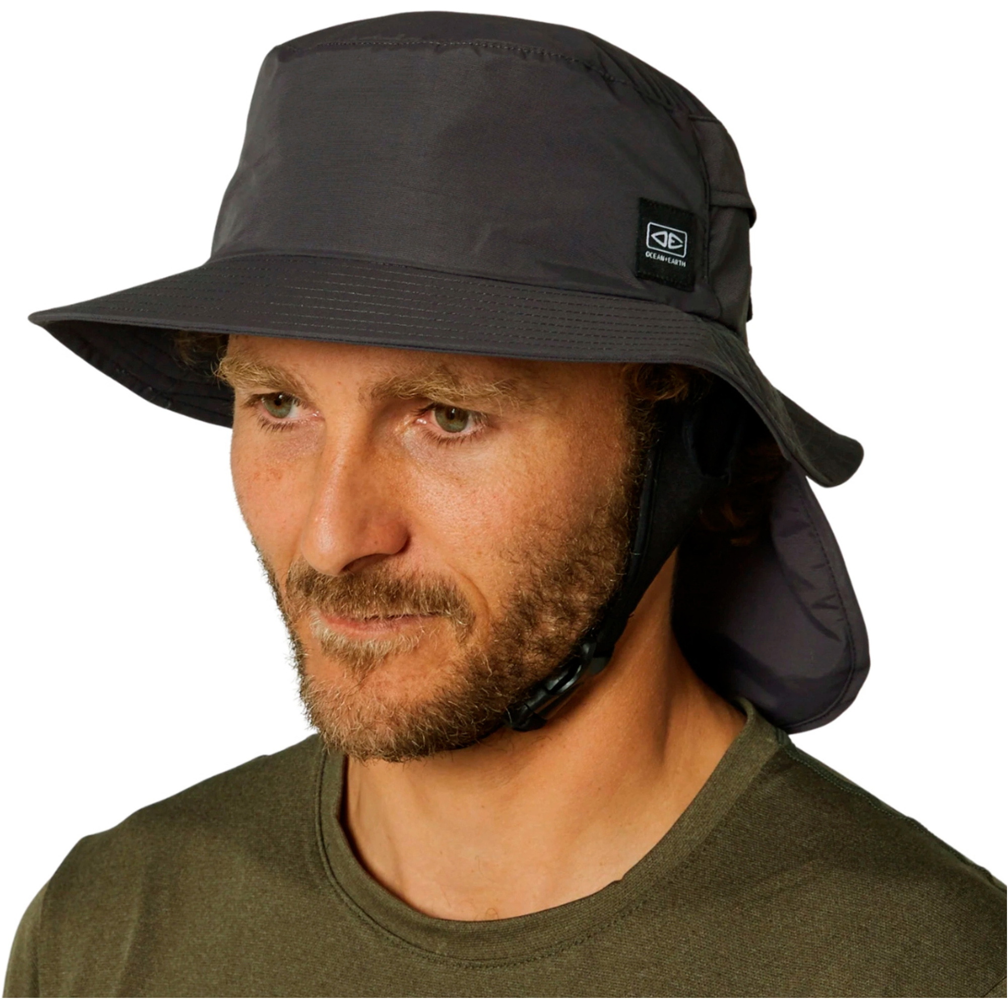 2026 Ocean And Earth Indo Stiff Peak Chapéu De Surf SMHA02 - Charcoal